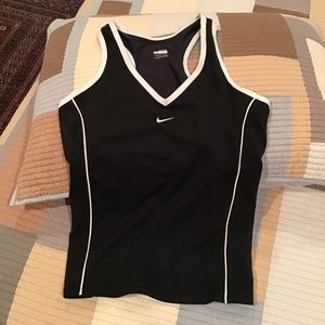 Nike Built-in-Bra Racerback Top Dri-Fit Cotton mix